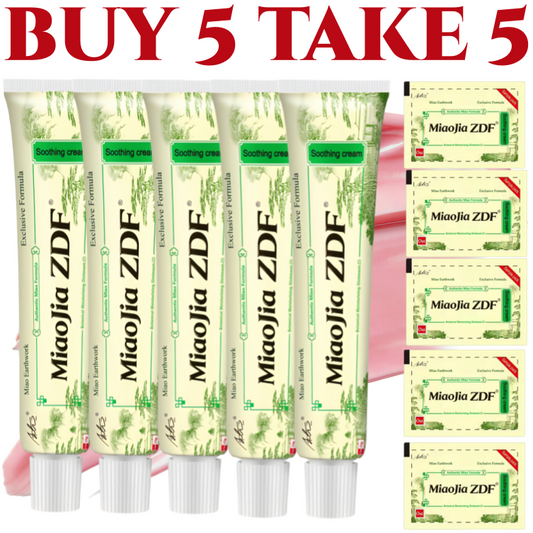 【5+5 】 Arturo MiaoJia ZDF Zudaifu 15g Herbal Skin Care Cream - Natural Miao Earthwork Formula for Skin Care & Comfort