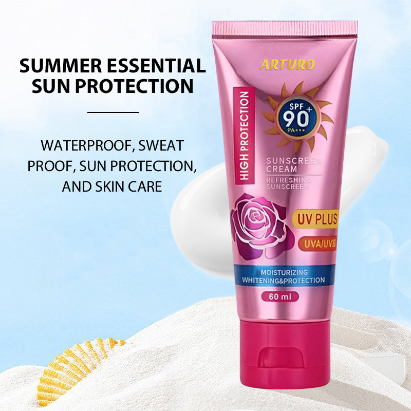 Arturo SPF90+ Sunscreen Cream High Protection UV PLUS 60ml Skincare Facial Skin