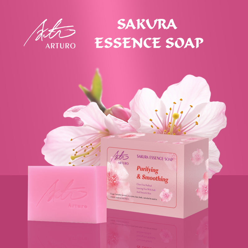 【BUY 1 TAKE 1】 FDA Arturo 80g Sakura Essence Soap herbal formula disinfect itching Antibacterial