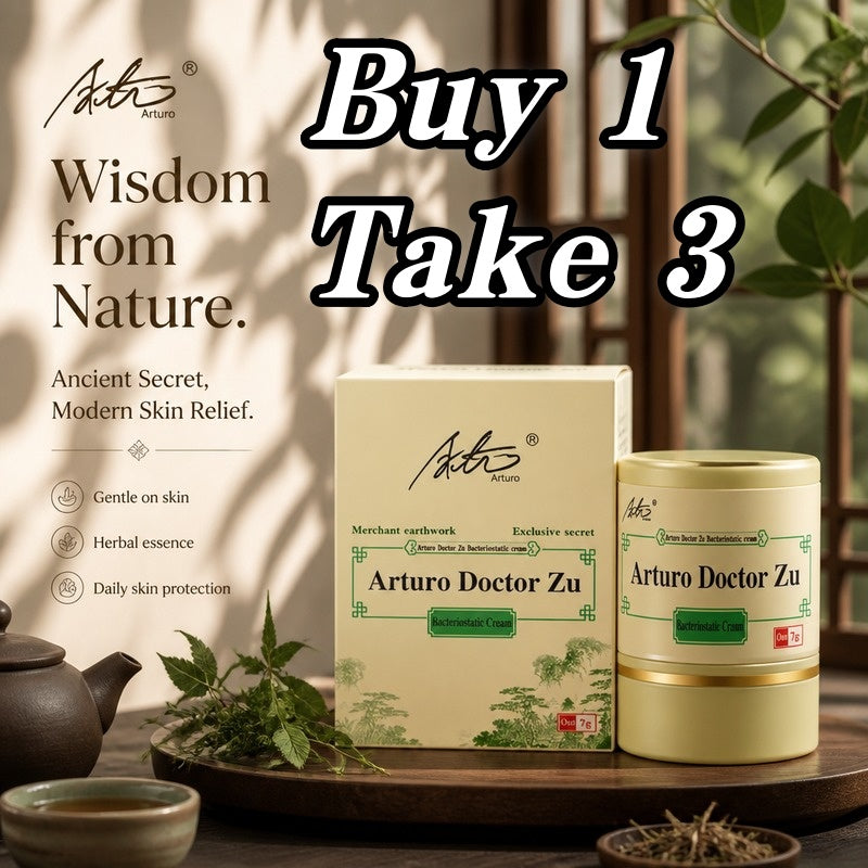 【4PCS】Arturo Doctor Zu Traditional Chinese Herbal Cream 7g - Antibacterial & Soothing