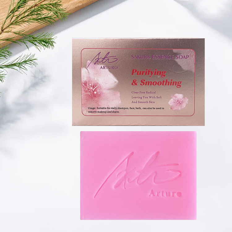 【BUY 1 TAKE 1】 FDA Arturo 80g Sakura Essence Soap herbal formula disinfect itching Antibacterial