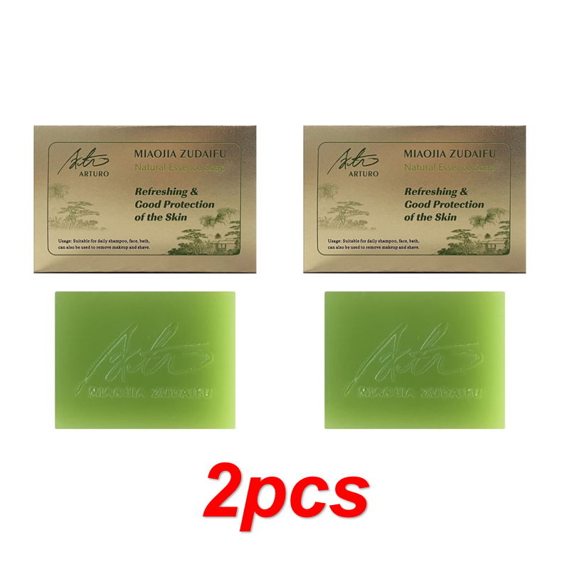 【BUY 1 TAKE 1】FDA Arturo 80g MiaoJia Zudaifu Natural Plant Essence Face Body Soap Moisturizing