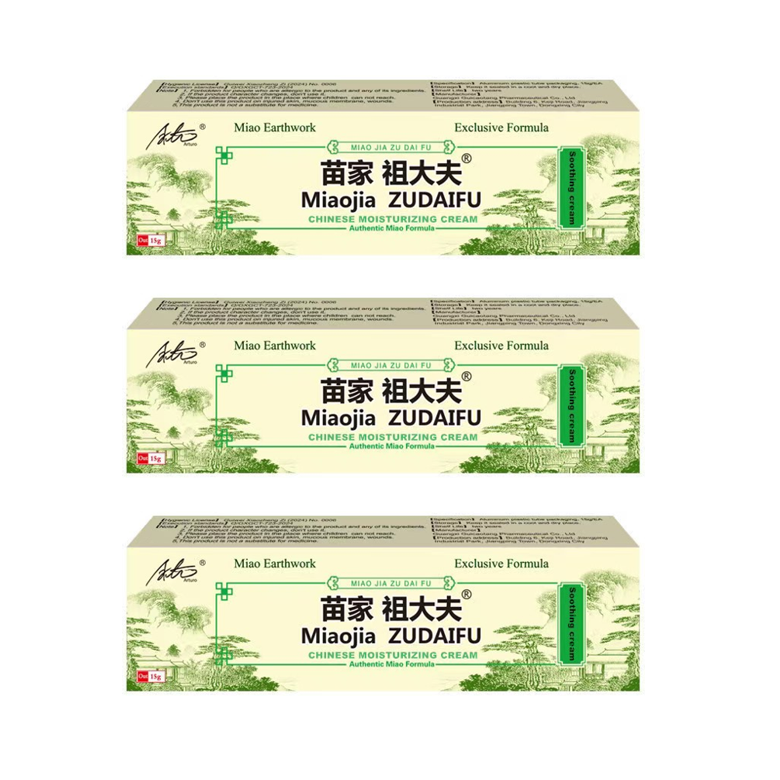 【4pcs】 Set Arturo 15g MiaoJia Zudaifu Skin Cream Skin Herbal Psoriasis