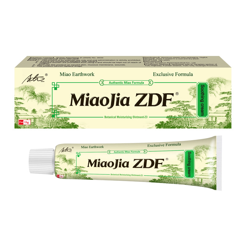 【5pcs】 Arturo MiaoJia Zudaifu 15g Herbal Skin Care Cream - Natural Miao Earthwork Formula for Skin Care & Comfort