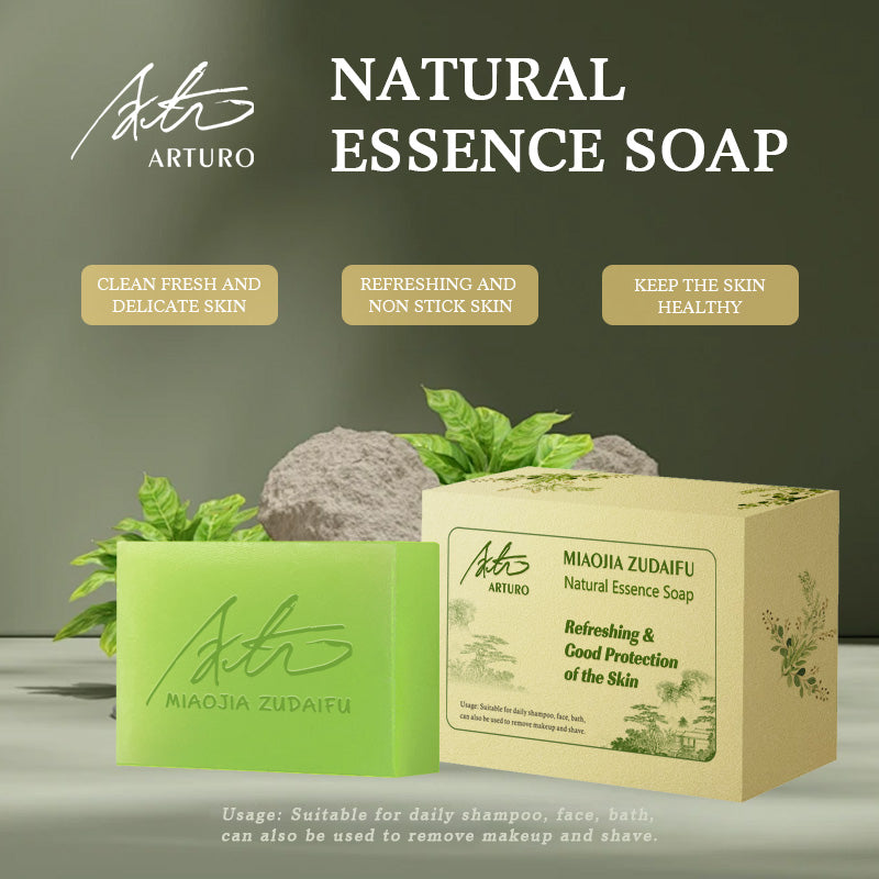 【BUY 1 TAKE 1】FDA Arturo 80g MiaoJia Zudaifu Natural Plant Essence Face Body Soap Moisturizing