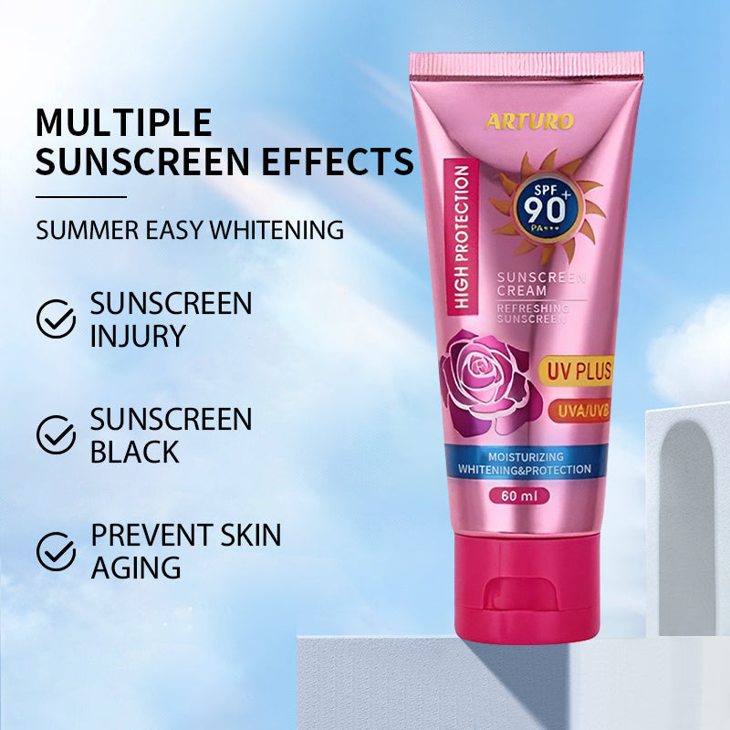 Arturo SPF90+ Sunscreen Cream High Protection UV PLUS 60ml Skincare Facial Skin