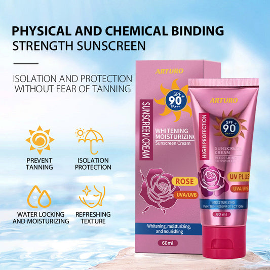 Arturo SPF90+ Sunscreen Cream High Protection UV PLUS 60ml Skincare Facial Skin