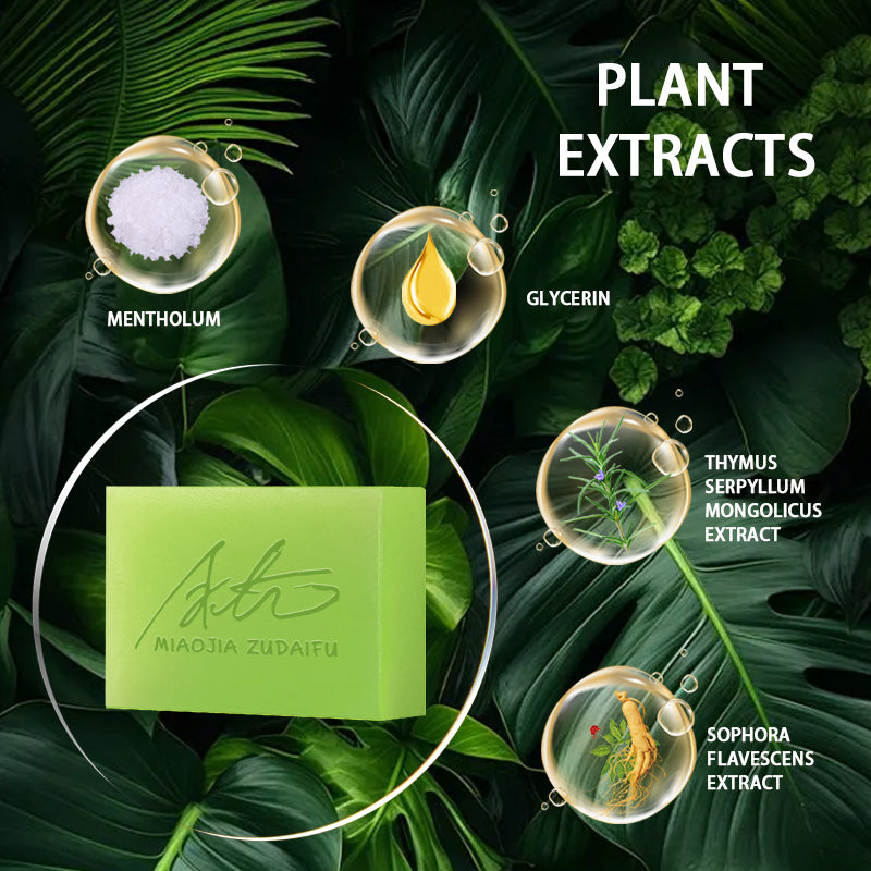 【BUY 1 TAKE 1】FDA Arturo 80g MiaoJia Zudaifu Natural Plant Essence Face Body Soap Moisturizing
