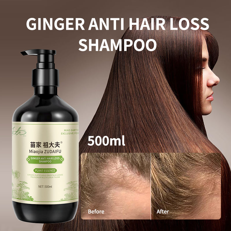 Arturo Zudaifu 500ML Professional Ginger Hair Shampoo Anti Hair Loss Nourish Hair Fast Regrowth Oil Control Care