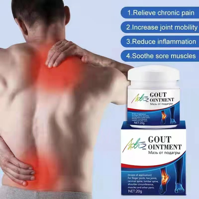 ✅Arturo Buy 1 Take 1 Gout Ointment Treatment Gout Cause Joint Knee Pain Toe Finger Bone Spur PainKiller Cream